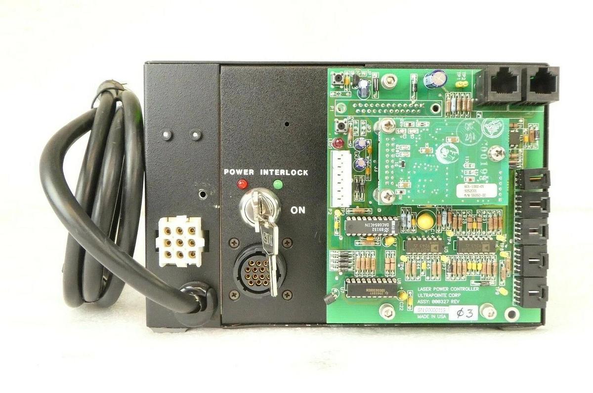 Used Uniphase 2214-25MLUP Laser and Controller Set Cyonics Ultrapointe 1000 Working