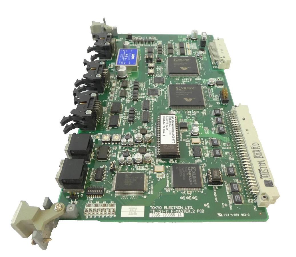 Used TEL Tokyo Electron 3895-120355-14 F-MASTER_2 PCB Card 3880-200040-14 Lot of 2
