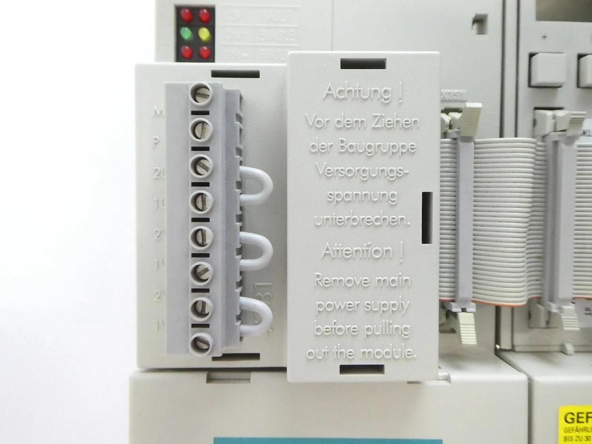 Used Siemens Simodrive 611 Modular Frequency Converter Simodrive Working Surplus