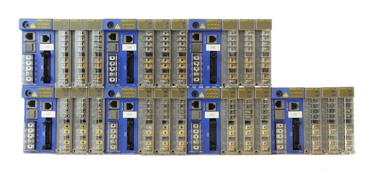 Used RKC FAREX SR Mini System H-PCP-J-341-D*AD-NNN H-TIO-J-F501-8*NN Lot of 7 Working