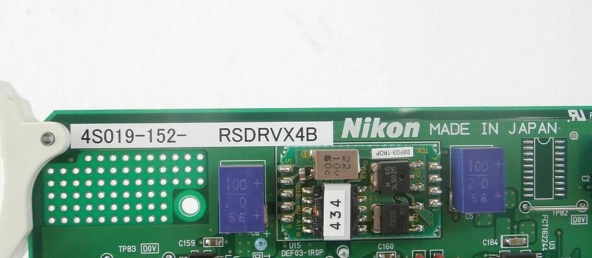 Used Nikon Precision 4S019-152 Driver PCB Card RSDRVX4B NSR Series Working Surplus
