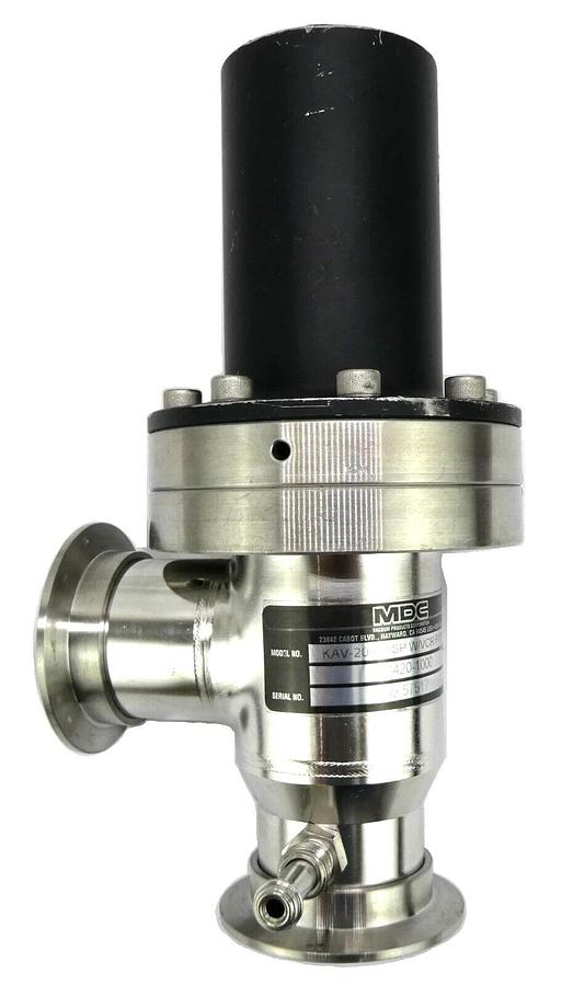 Used MDC Vacuum Products KAV-200-P-SP Pneumatic Angle Valve 998420-1000 Working Spare