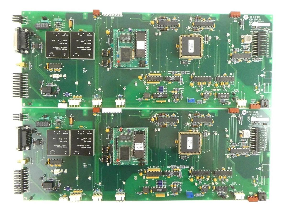 Used Coherent 0171-703-00 AVIA Head Board PCB Reseller Lot of 2 Working Surplus