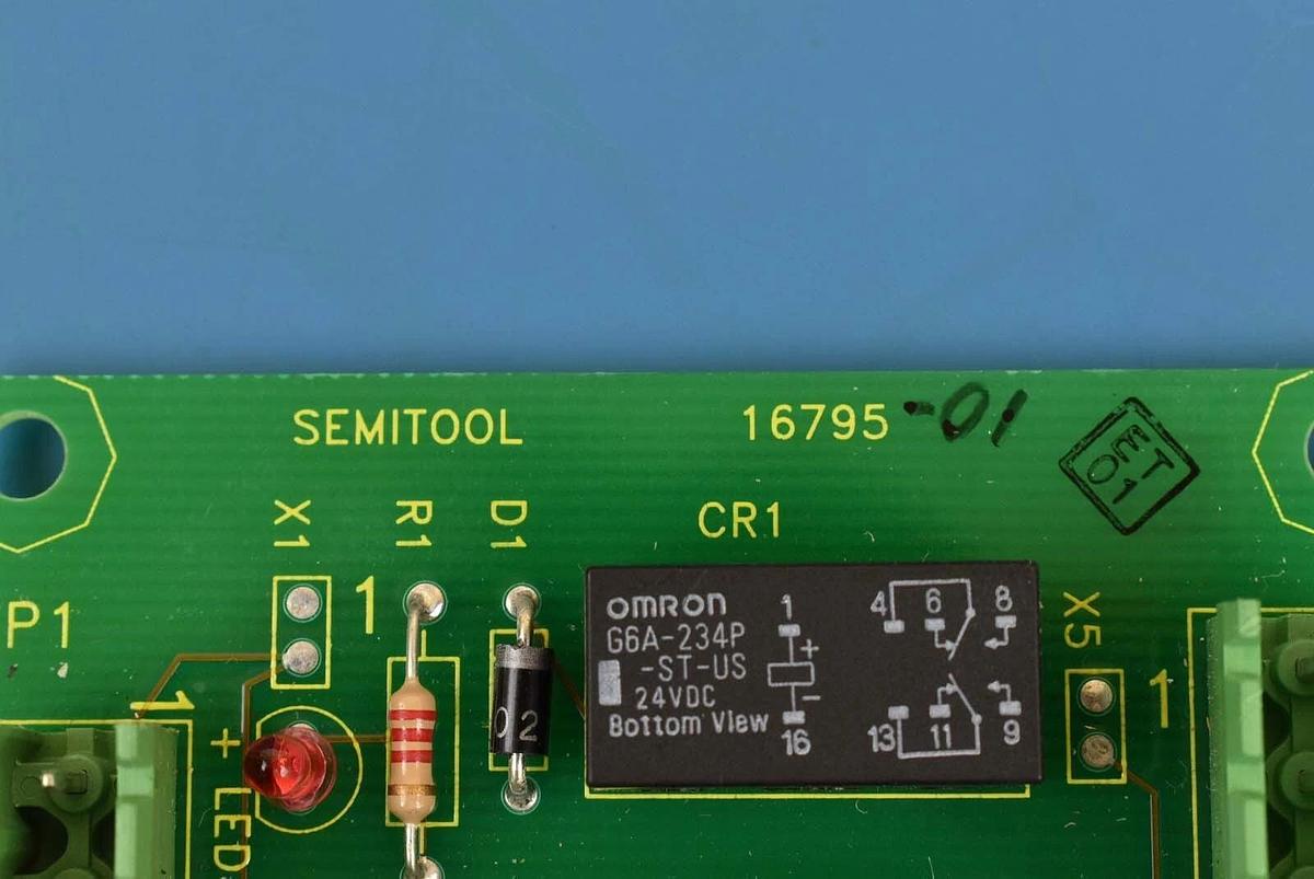 Used SemiTool 16795-01 PCB Relay Assembly Board