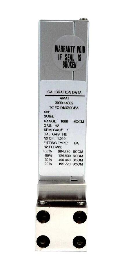 Used Aera FC-DN780CBA Mass Flow Controller MFC 1000 SCCM H2 Lot of 10 Working