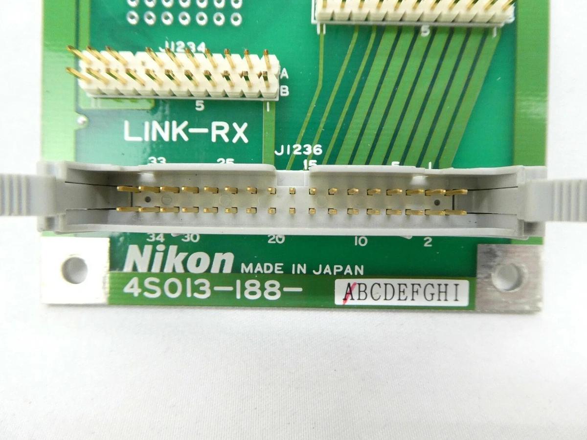 Used Nikon 4S013-188 Interface Board PCB LINK-RX NSR-S307E DUV System Working Spare