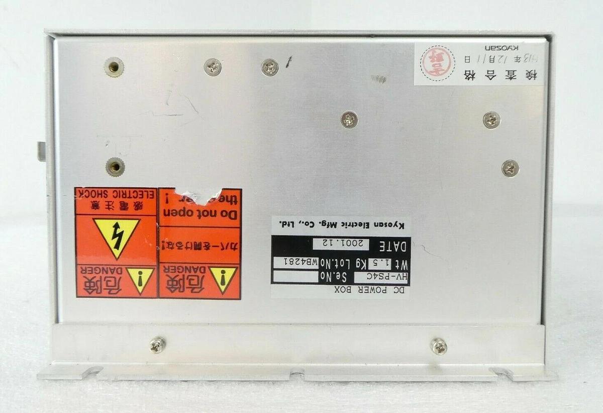 Used Kyosan Electric HV-PS4C HV Power Module TEL Tokyo Electron Working Surplus