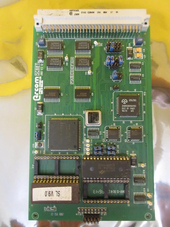 Used Arcom Control Systems SC88T Processor Board PCB Card M.E.M 24-09-96 Used Working