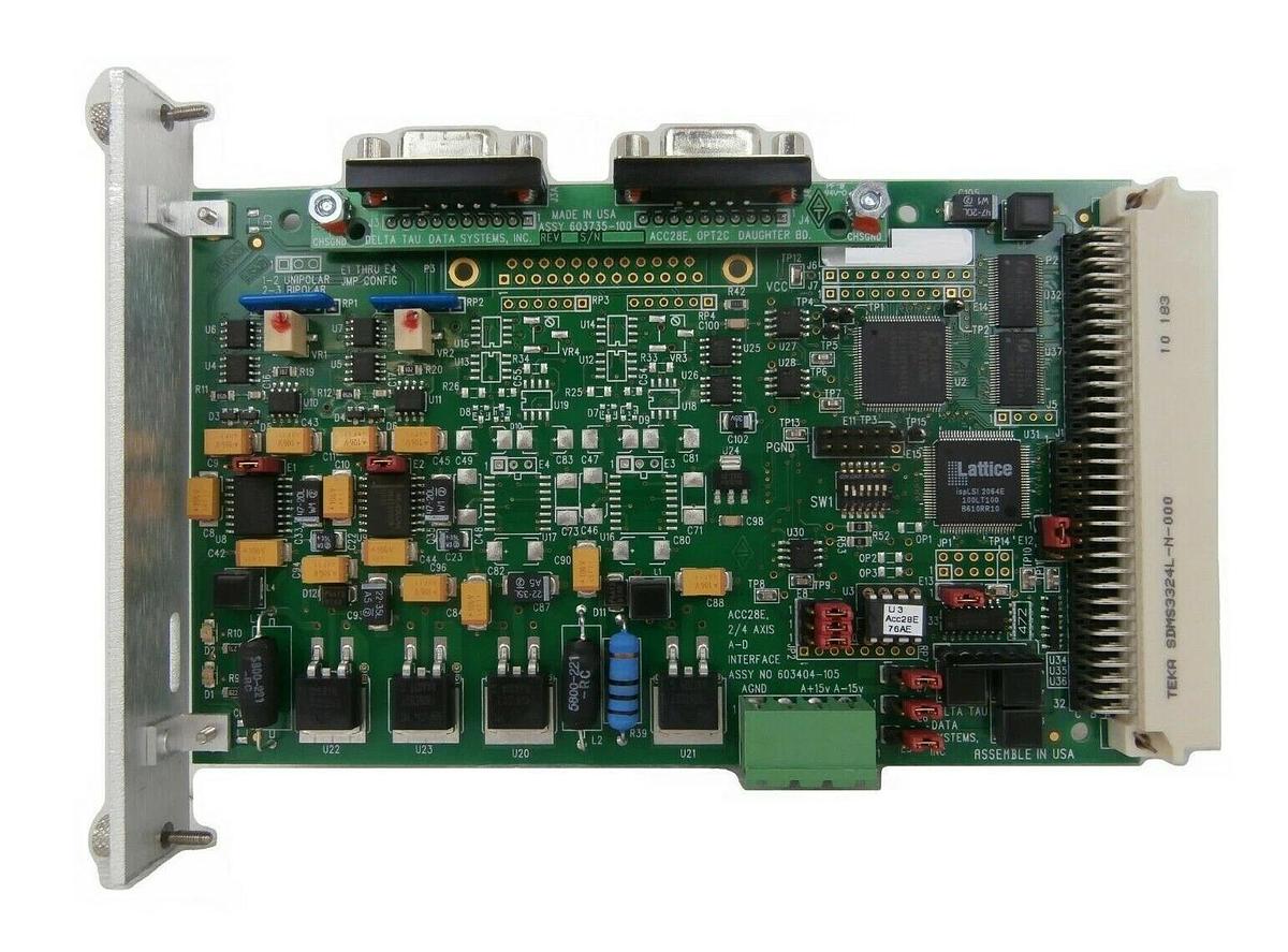 Used Delta Tau 603404-105 Hi Resolution A-D Converter PCB Card ACC-28E Working Spare
