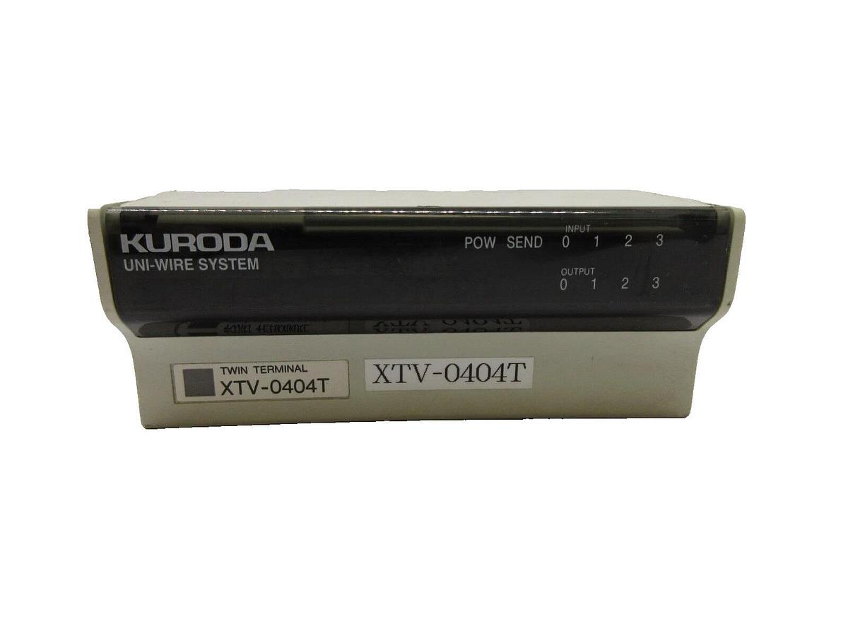 Used Kuroda XTV-0404T Twin Terminal Uni-Wire System Used Working