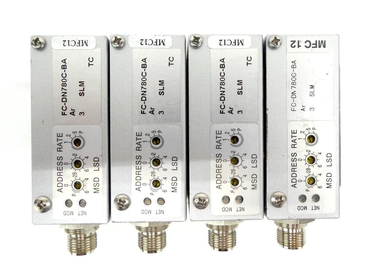 Used Aera FC-DN780CBA Mass Flow Controller MFC 1 SLM 3 SLM Ar Lot of 10 Working