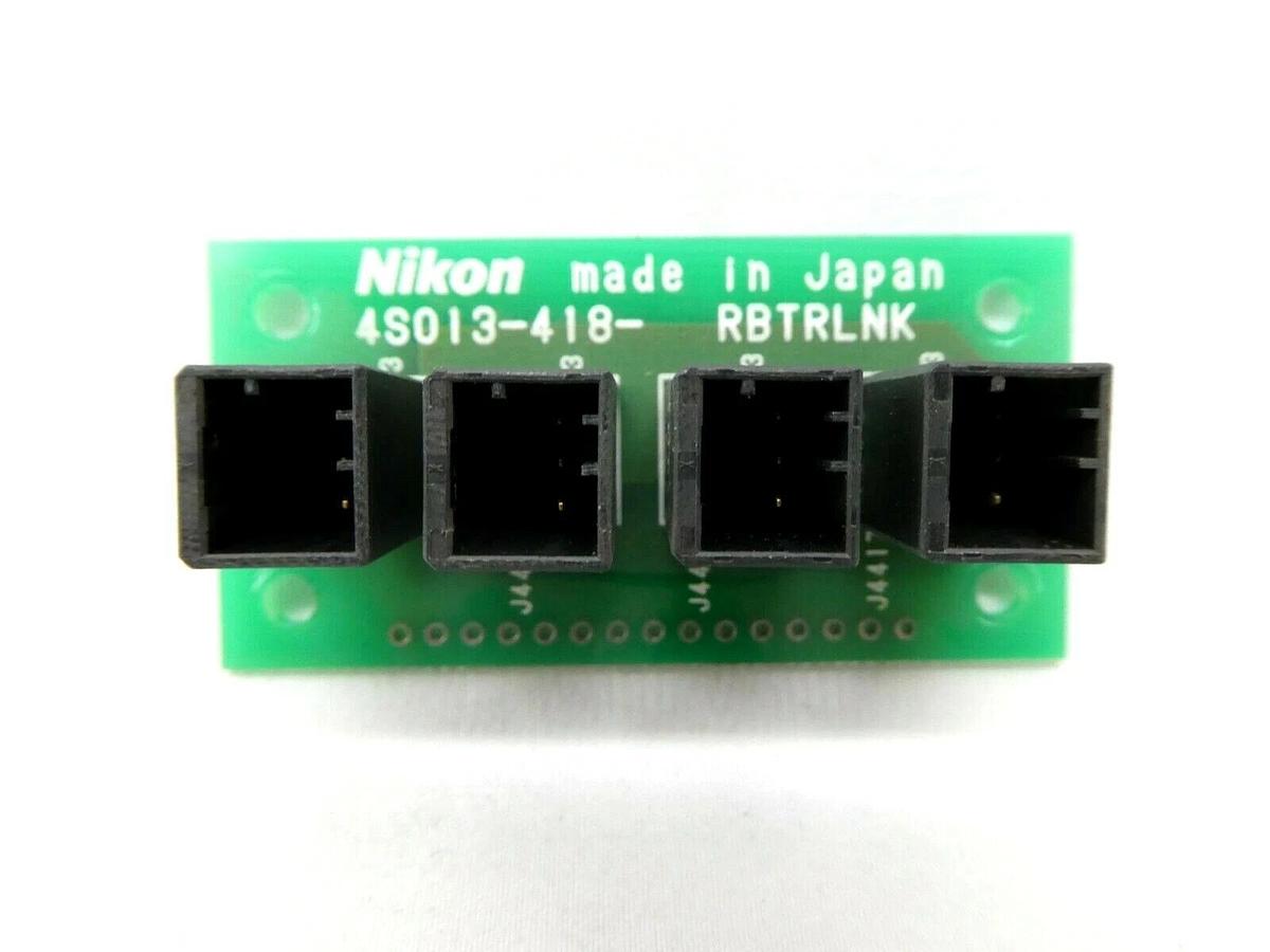 Used Nikon 4S013-418 Robot Interlink Board PCB RBTRLNK NSR System Working Spare