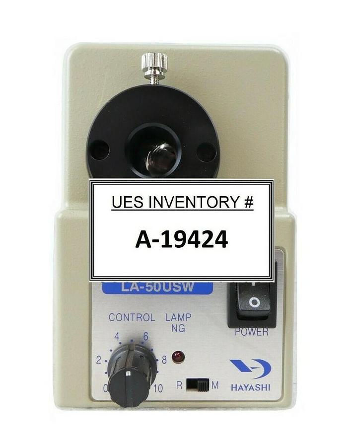 Used Hayashi LA-50USW Fiber Optic Light Source and Cable 49791 Rudolph F30 Working