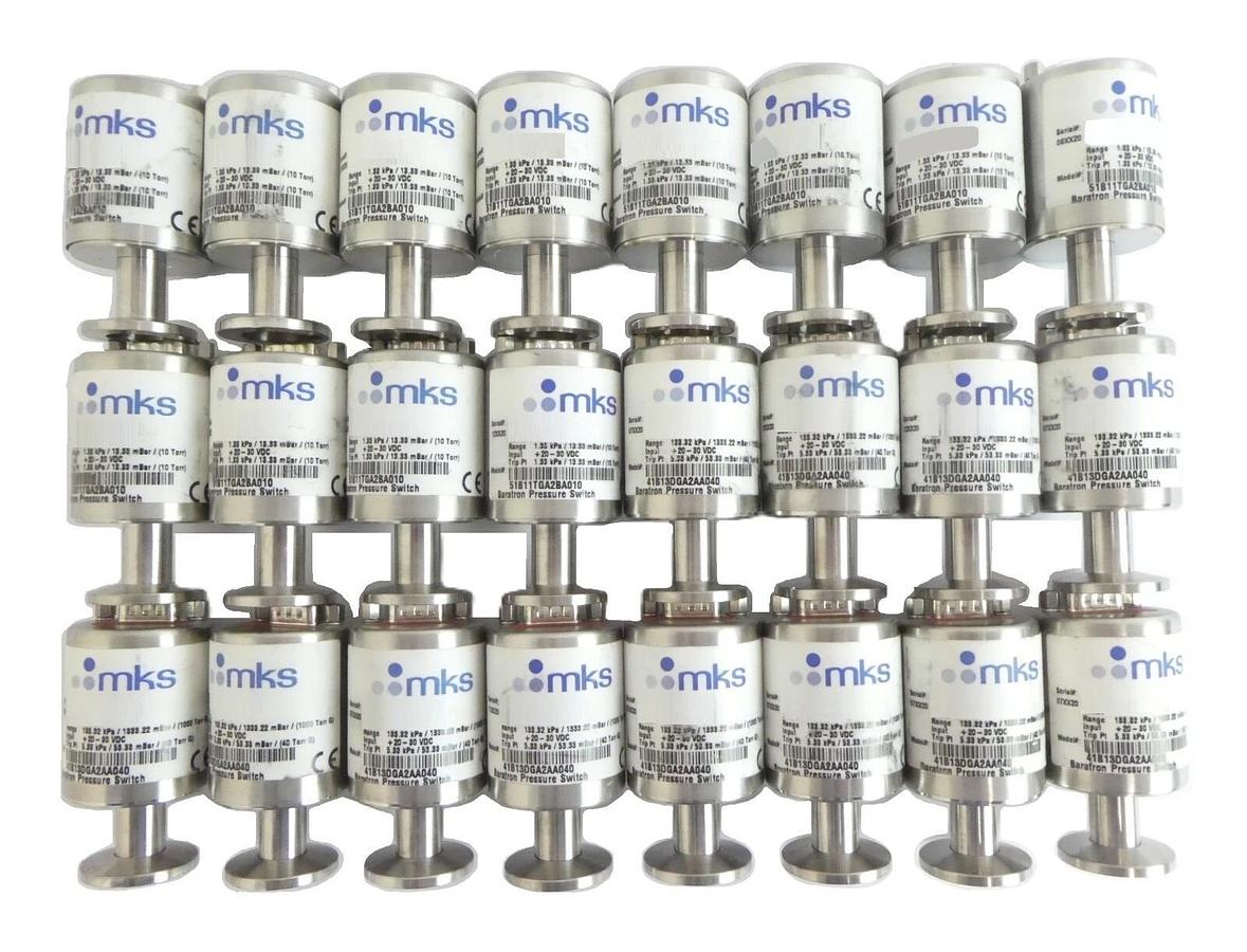 Used MKS Instruments 51B11TGA2BA010 41B13DGA2AA040 Pressure Switch Lot of 24 Working