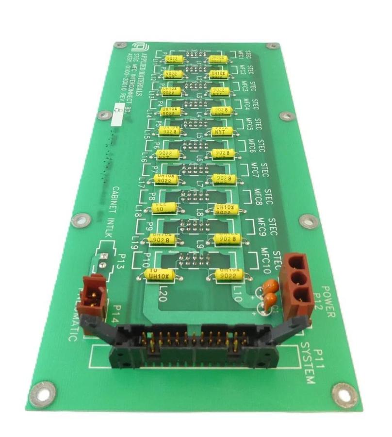 Used AMAT Applied Materials 0100-20010 STEC MFC Interconnect PCB Working Surplus