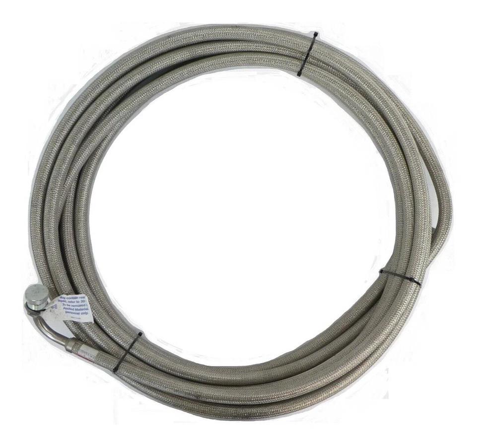 Used CTI-Cryogenics 8043340G600 Cryopump Supply CryoLine 50' AMAT 3400-00060 Working