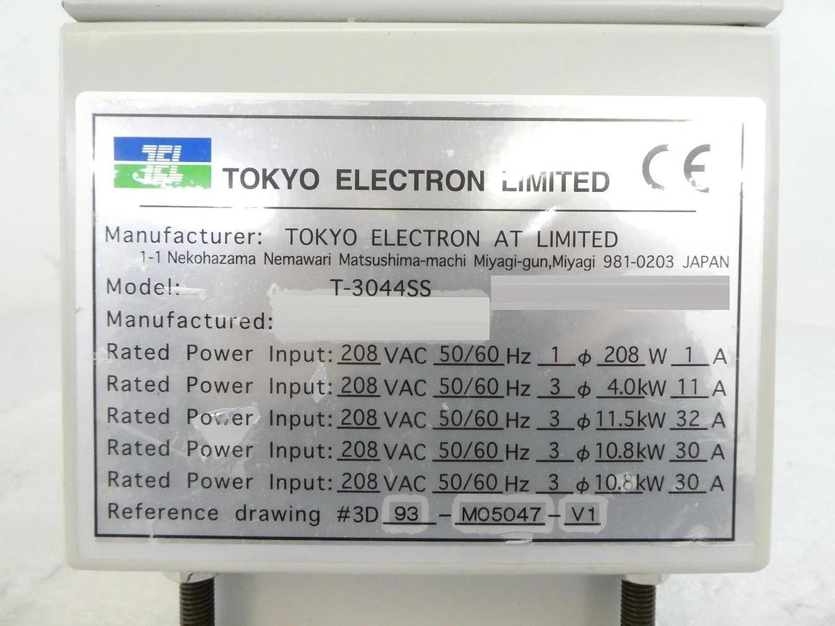 Used TEL Tokyo Electron 3D93-M05047-V1 Power Supply Unit T-3044SS Working Surplus