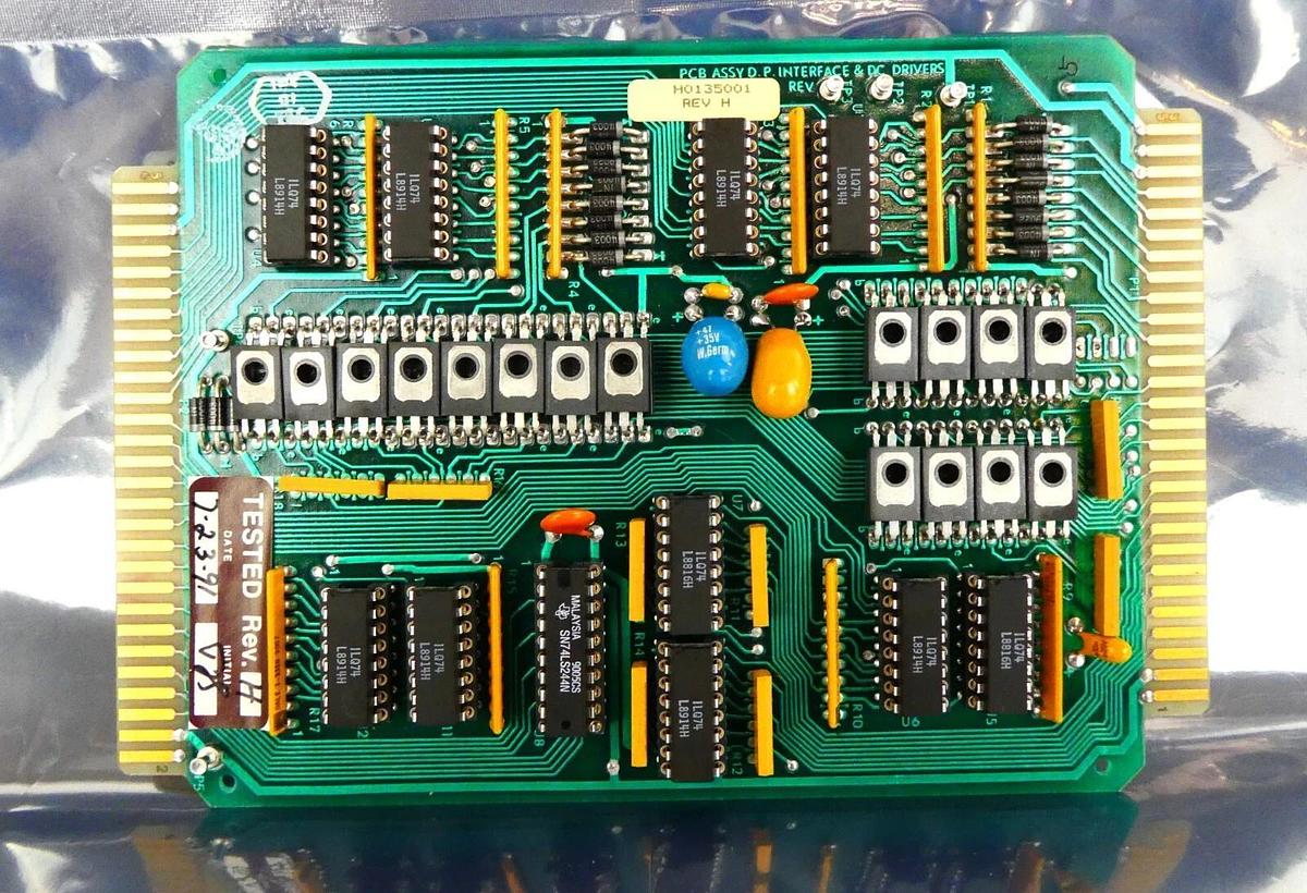 Used Varian H0135001 Dose Process Interface & DC Drivers PCB H0136002 Working Spare