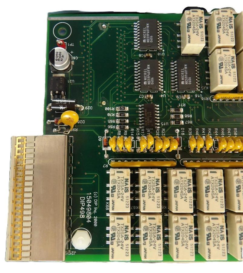 Used MKS Instruments CDN500-33 Etch Axiom Interlock PCB Card AMAT 0190-15783 Working
