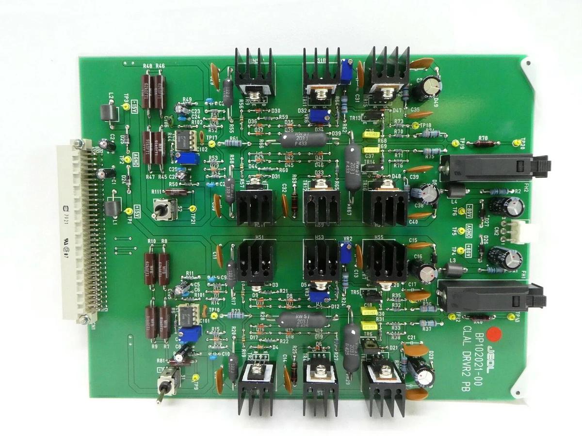 Used JEOL BP102021-00 Driver PCB Card CLAL DRVR2 PB JWS-7555S SEM Working Spare
