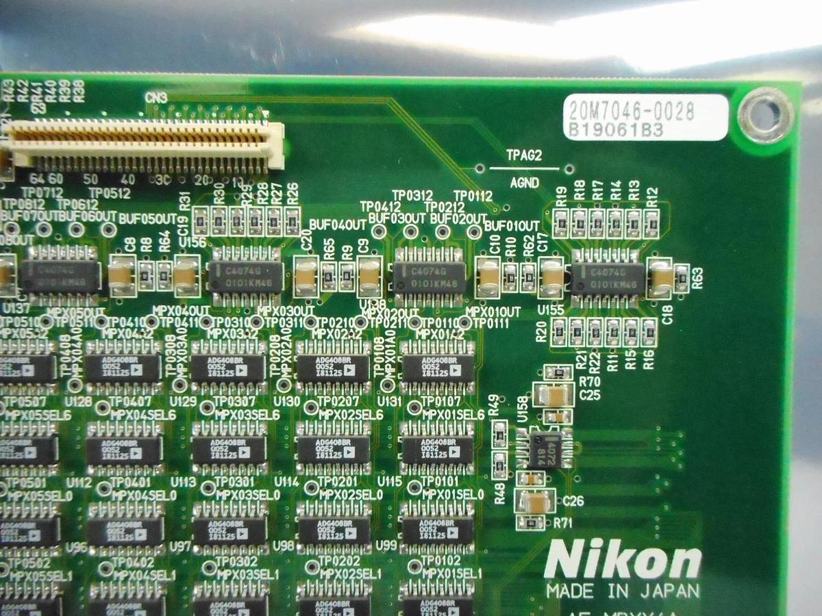 Used Nikon Precision 4S008-086 Relay Control Board PCB AF-MPXX4A NSR Series Working