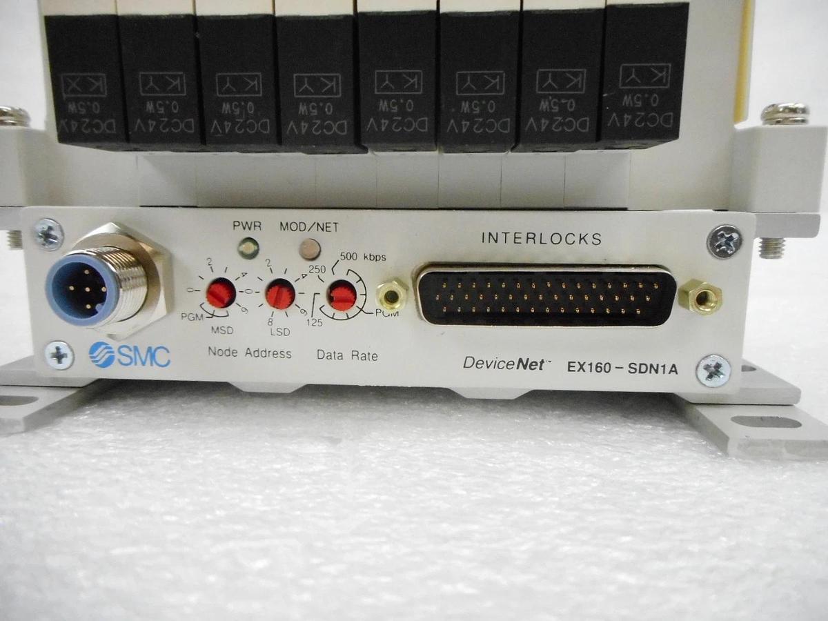 SMC VV5Q11-08-DAJ00906 8-Port Pneumatic Manifold ASM 50-125207A19 New
