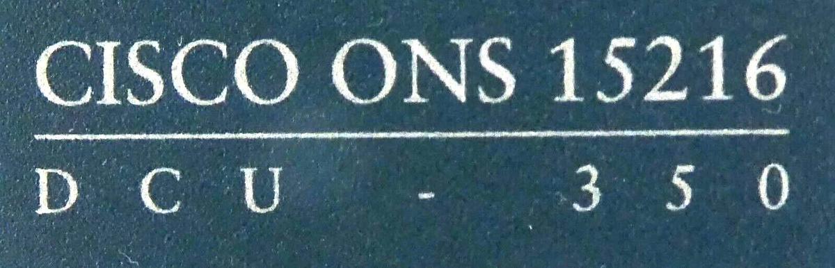 Used Cisco 74-2991-02 Dispersion Compensator Module ONS 15216 DCU-350 Working Spare
