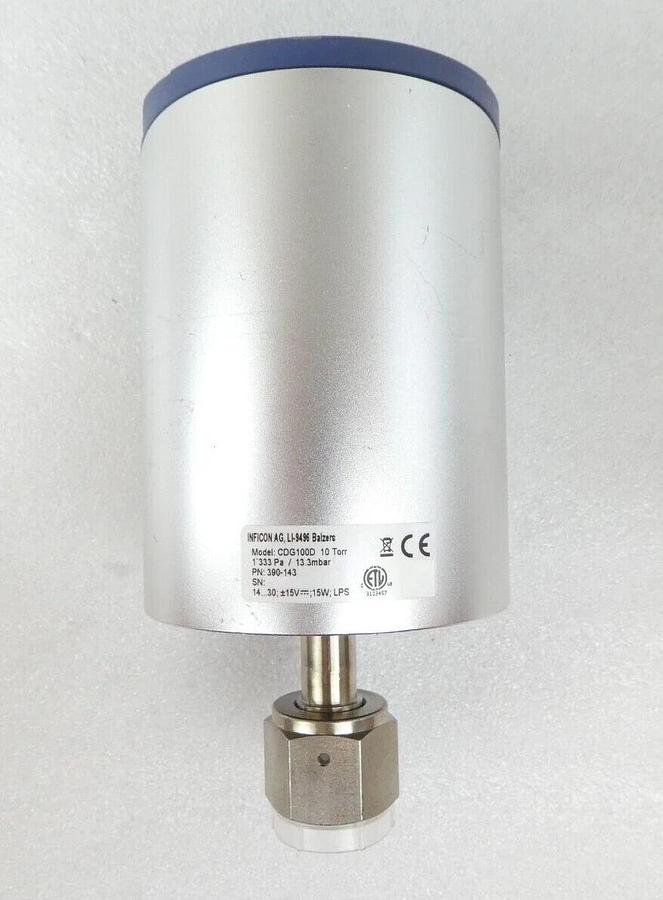 Used Inficon 390-143 Diaphragm Gauge Manometer CDG100D AMAT Surplus Working