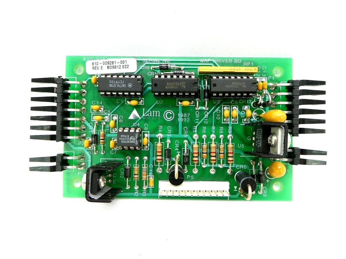 Used Lam Research 810-009281-001 Gap Driver Board PCB 710-9281-1 810-9281 As-Is