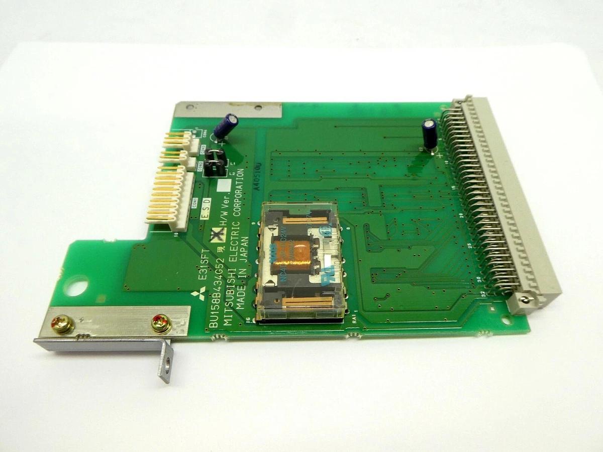 Used Mitsubishi BU158B434G52 PCB Card E31SFT Robot Controller CR-E356-S06 Working