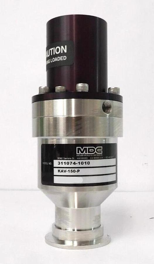 Used MDC Vacuum Products 311074-1010 Pneumatic Angle Valve KAV-150-P NW40 Working