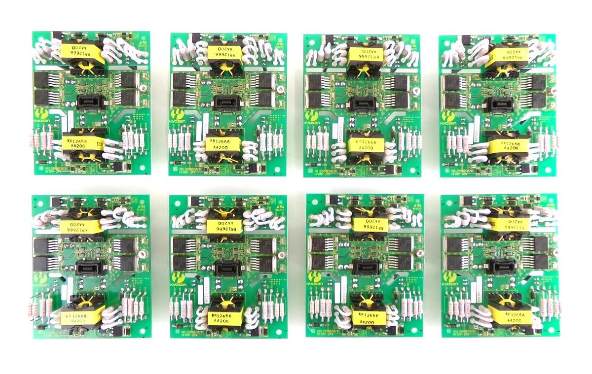 Used Kyosan Electric AR12666PA020C PCB HFAMP-DRV Reseller Lot of 8 Working Surplus