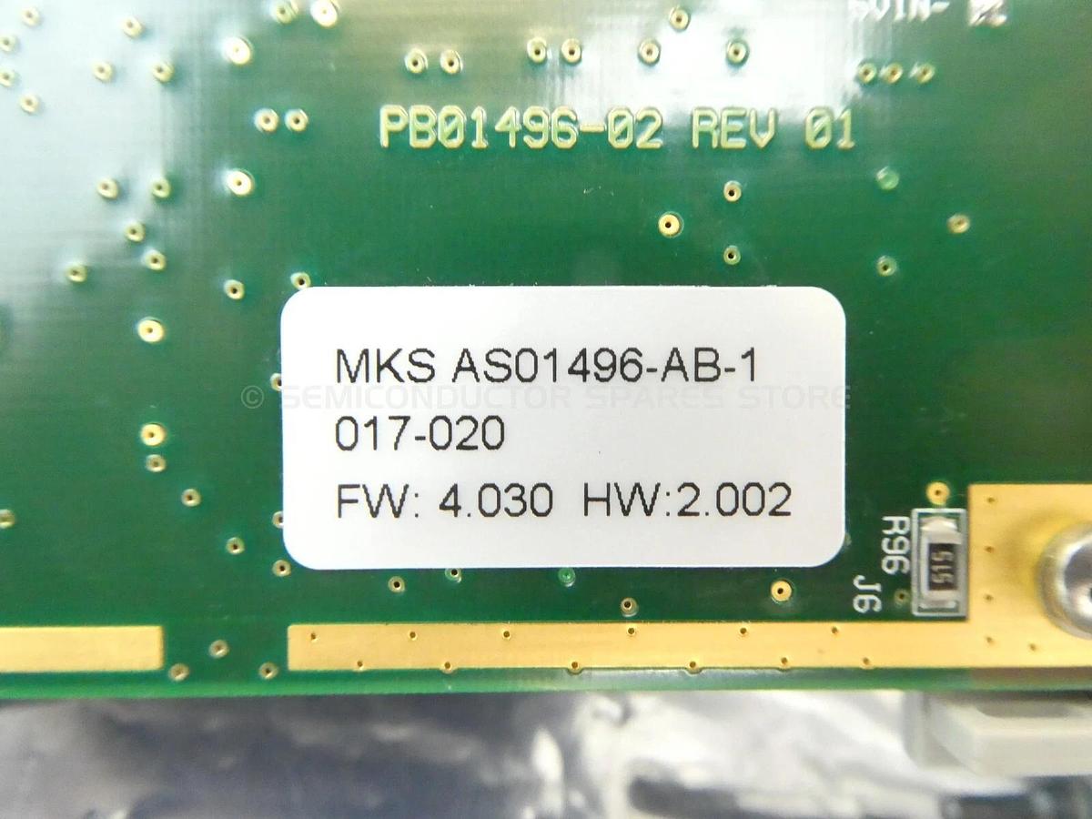 Used MKS Instruments AS01496-AB-1 Controller PCB Card CDN496R Working Surplus