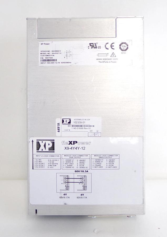 Used XP Power X9-4Y4Y-12 Power Supply Power Supply fleXPower Lot of 2 Working
