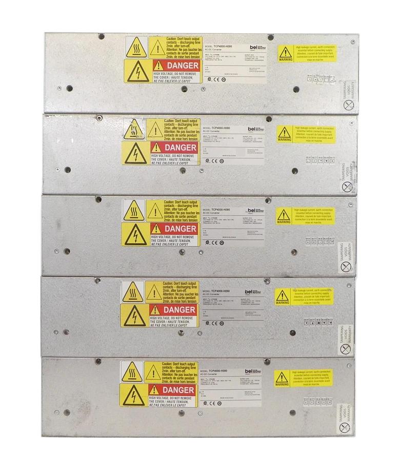 Used Bel TCP4000-H090 Power Supply 4000W AC-DC Converter Reseller Lot of 5 Surplus