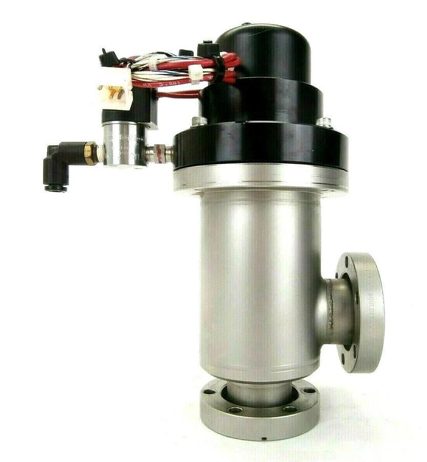 Used MKS DN40CF Pneumatic Angle Vacuum Valve Plasma-Therm SLR 770/770MF HPS Lot of 2