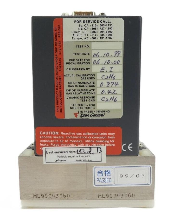 Refurbished Tylan FC-2979MEP5 Mass Flow Controller MFC 2979 Series Lot of 3 OEM Refurbished