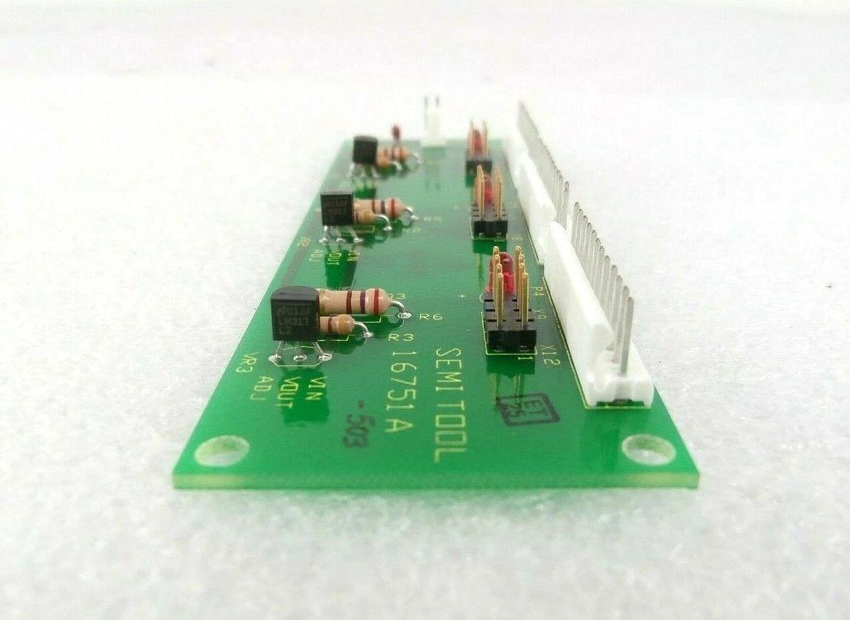 Used Semitool 16751-503 Drain Valve Sensor Assembly PCB 2601800 Working Surplus