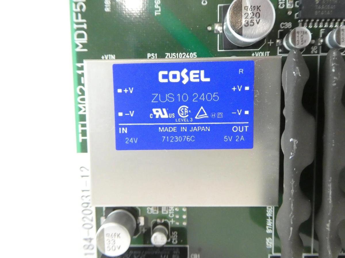 Used TEL Tokyo Electron 2184-020931-12 Process Control PCB TTLM02-11 MDIF5B Working