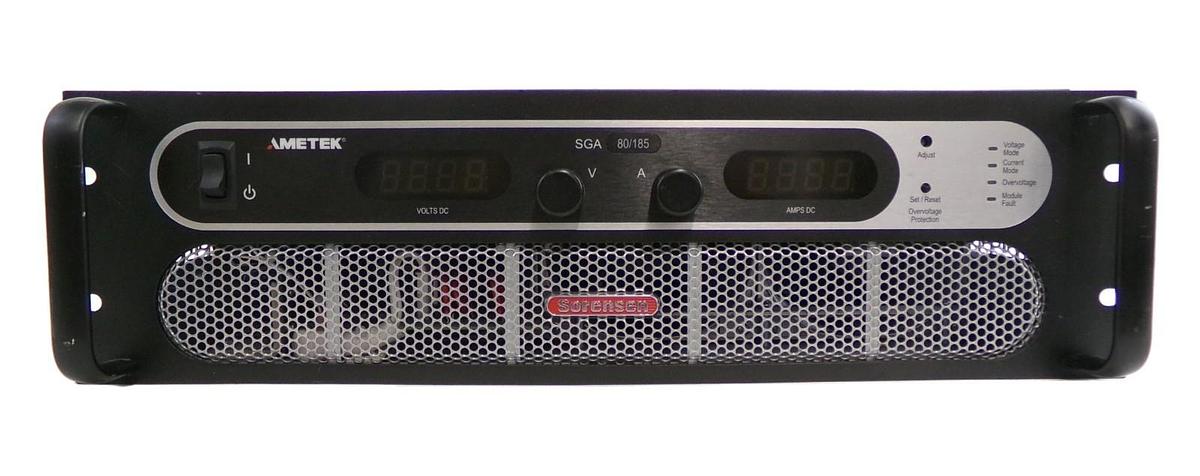Used Sorenson SGA80X185C-0AAABD DC Power Supply SGA 80/185 Ametek Surplus