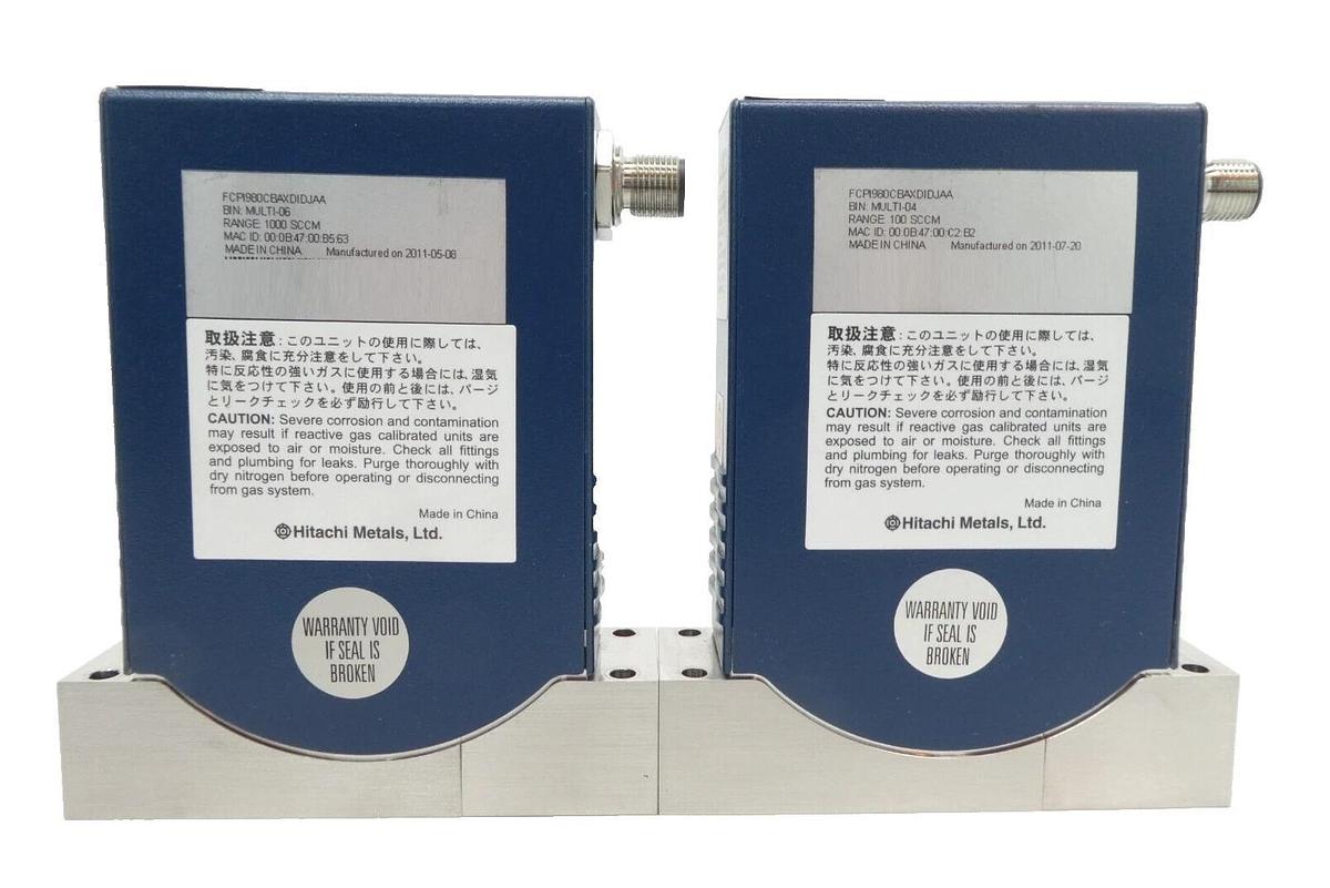 Used Aera PI-98 Series Mass Flow Controller MFC Reseller Lot of 9 Working Surplus