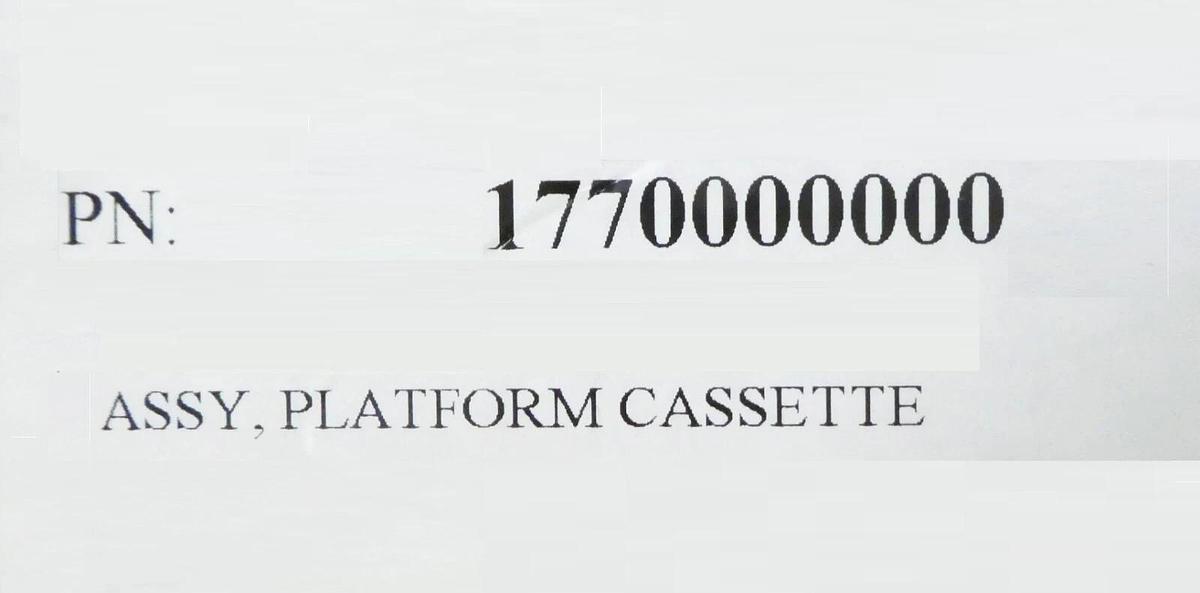 Used Mattson Technology 177-00000-00 Wafer Cassette Nest Platform Lot of 2 Untested