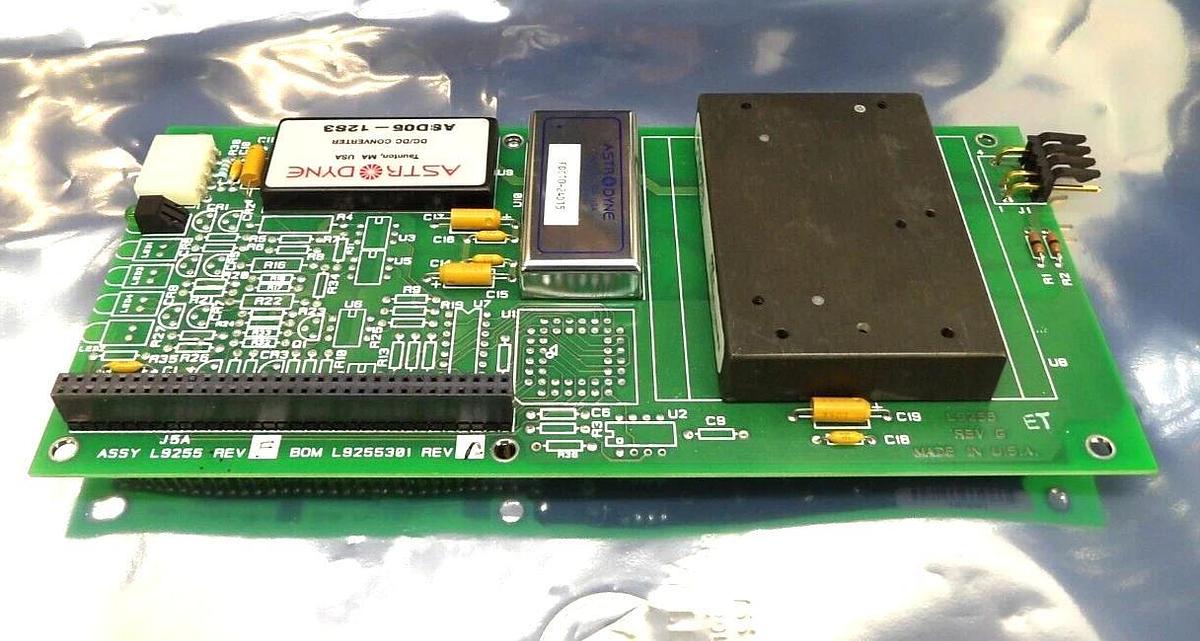 Used Varian L9256 Leak Detector Board PCB L9255301 Working Surplus