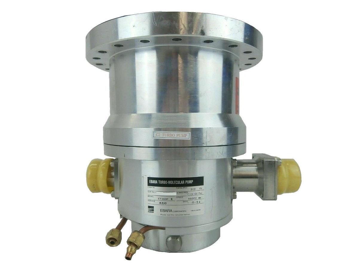 Used ET Ebara ET300P B Turbomolecular Vacuum Pump Turbo Tested Working