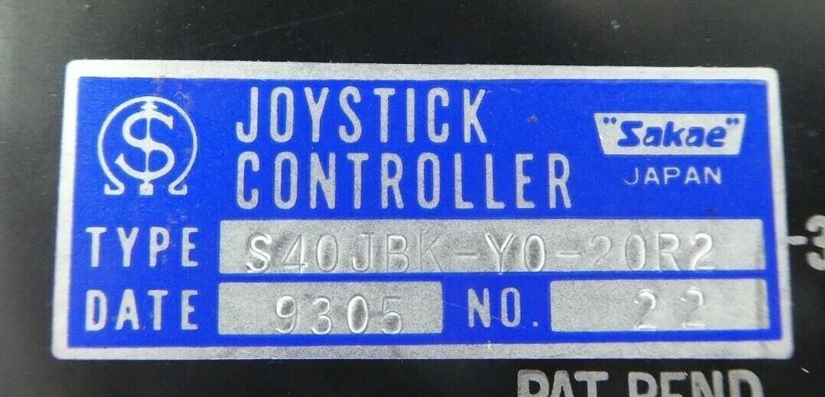 Used Sakae S40JBK-YO-20R2-3711 Microscope Joystick Lot of 2 Nikon OPTISTATION 3 Spare
