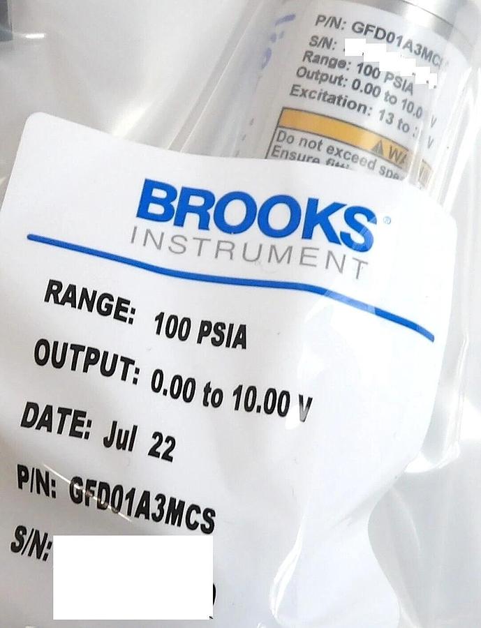 Brooks Instrument GFD01A3MCS Pressure Transducer Reseller Lot of 6 New Surplus