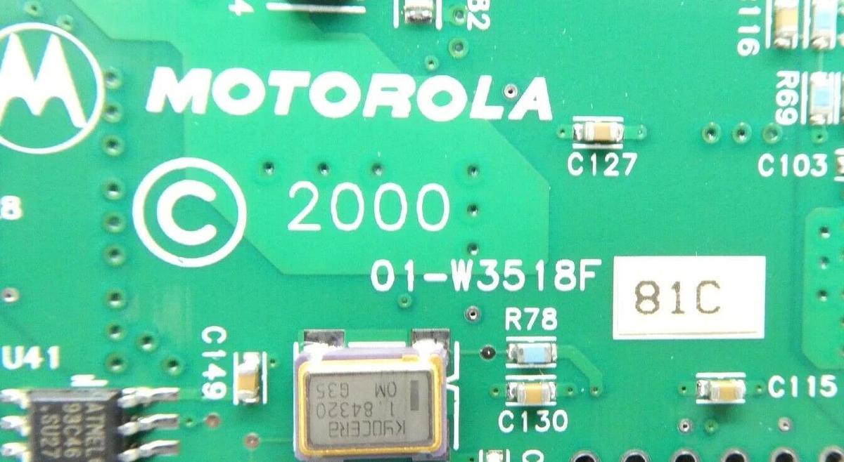 Used Motorola 01-W3518F Single Board Computer VME PCB Card Nikon 4S015-467 Working