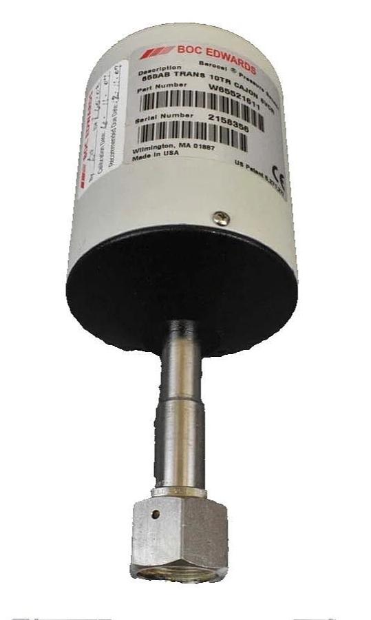 Used Edwards W65531611 Barocel Pressure Sensor 655AB 10 TORR Working Surplus