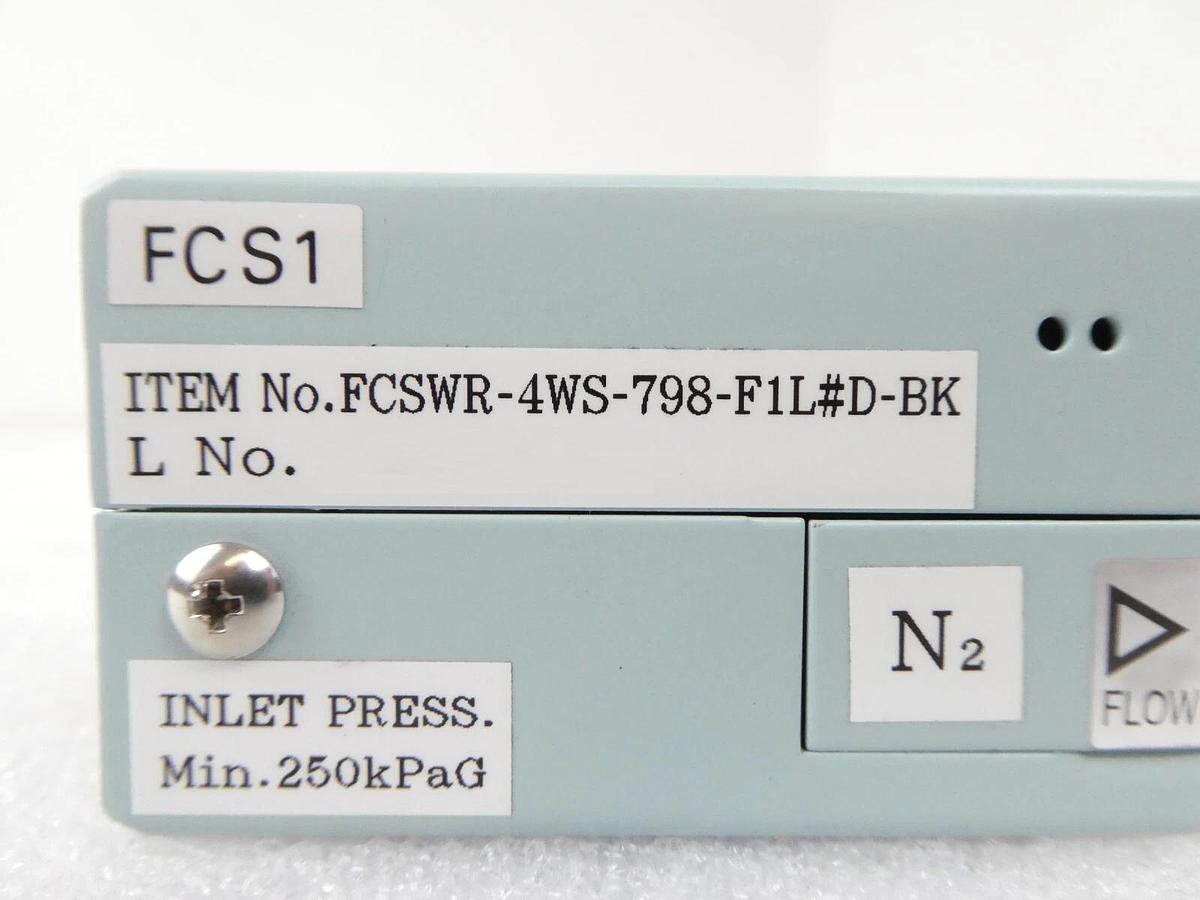 Used Fujikin FCS-WR N2 Flow Control System MFC Reseller Lot of 5 TEL Working Surplus