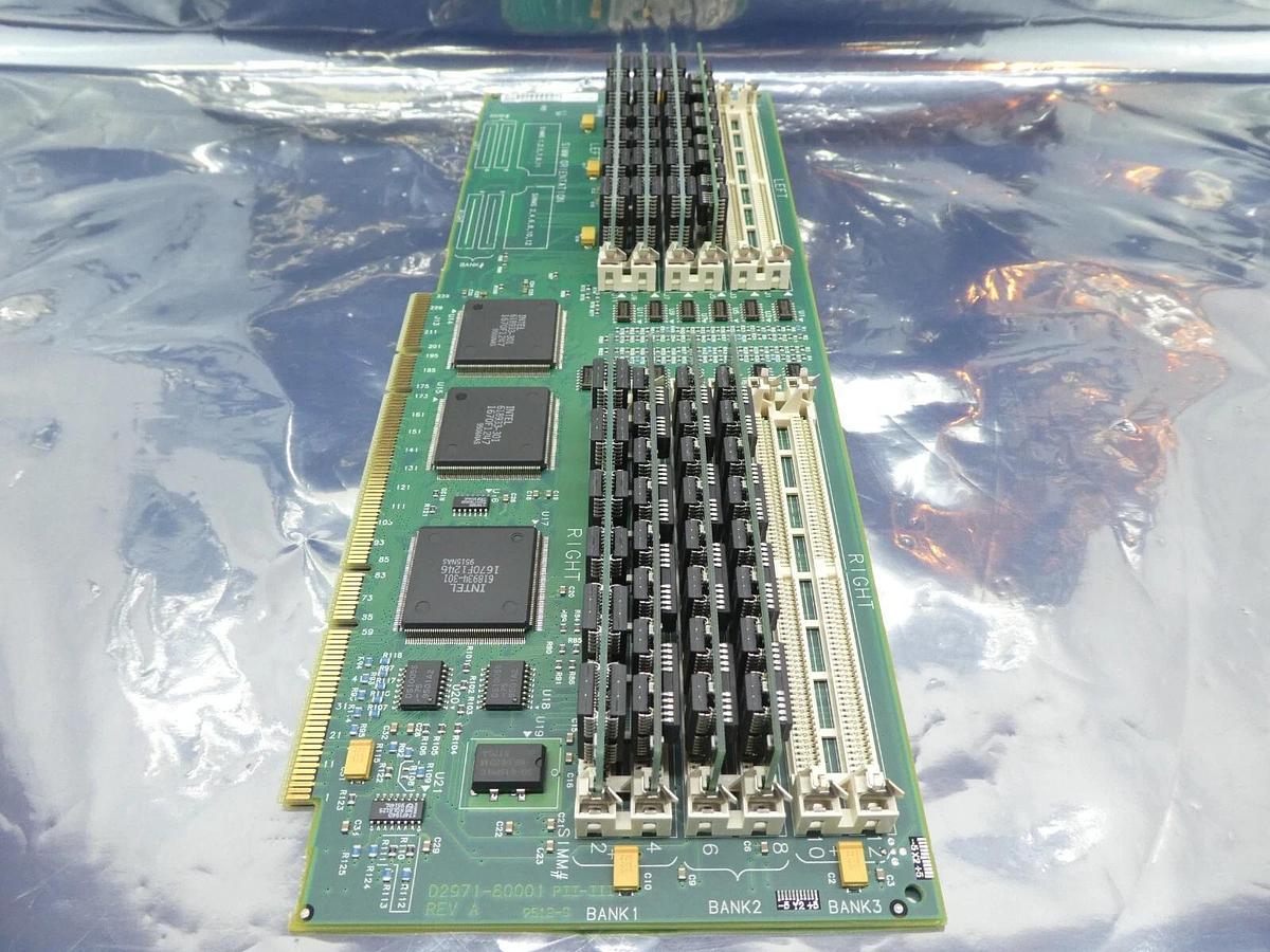 Used Phoenix Technologies 625607-002 SIMM Bank PCB HYM536410AM-60 Working Surplus
